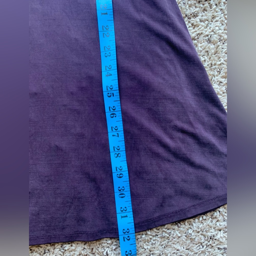 Anthropologie Dolan Left Coast Toute Dress Purple Pockets VNeck  XXSPetite NWOT - Picture 12 of 13